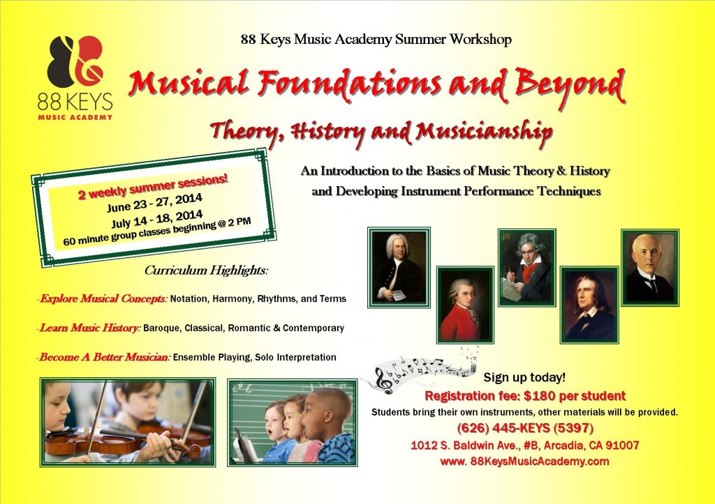 Summer Workshop: Musical Foundations and Beyond