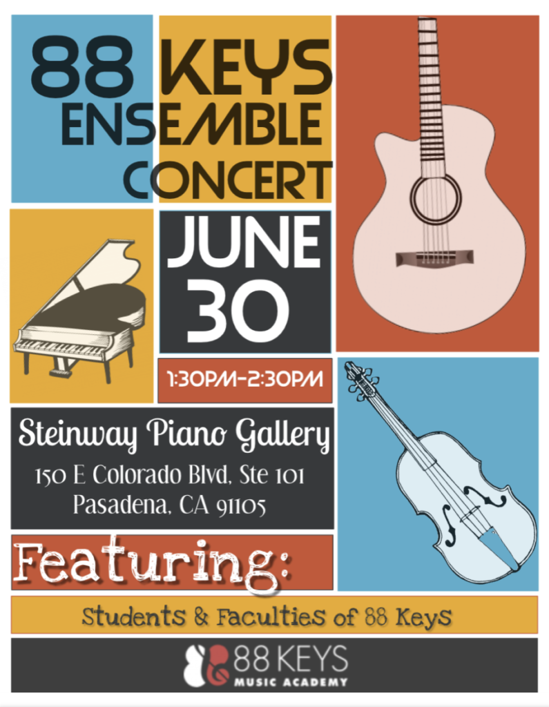 88 Keys Music Academy Ensemble Concert