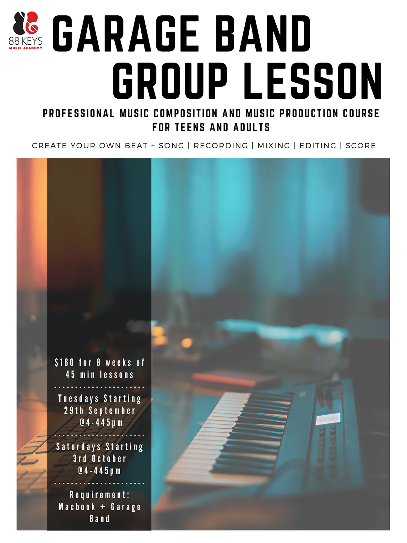 Garage Band Group Lesson