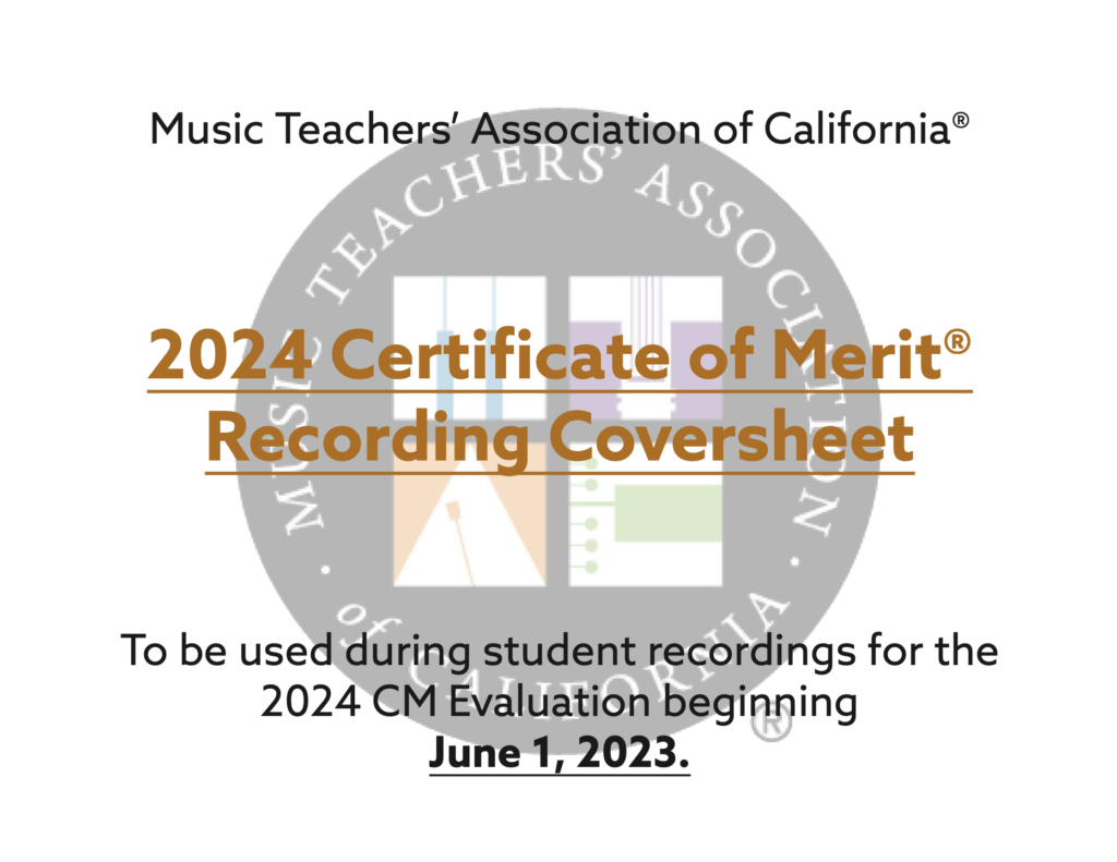 2024 Certificate of Merit Guidelines