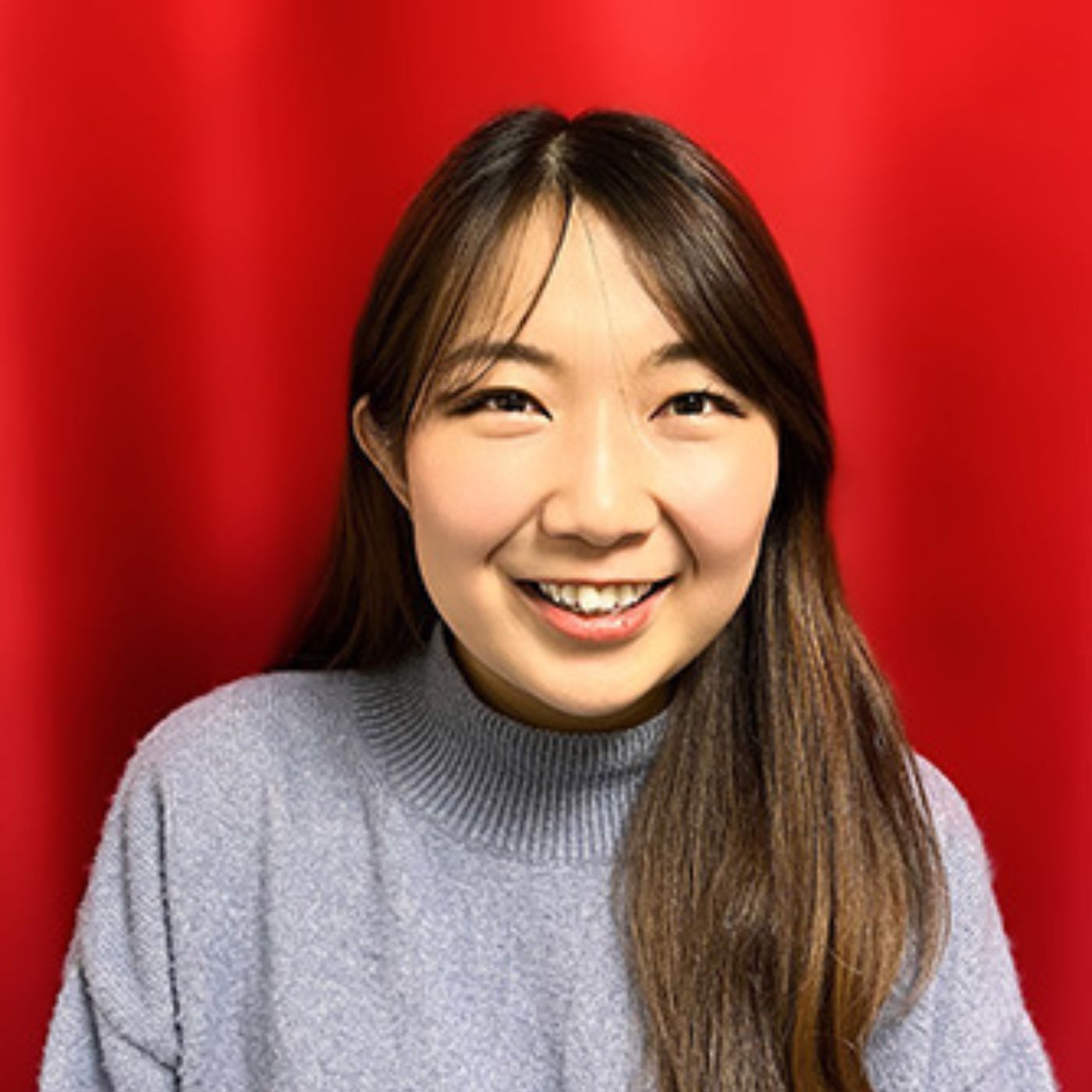 Eri Wong, an 88 Keys Music Academy teacher, in a red background.